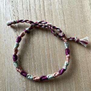Iris Bracelet anklet trendy comfortable tie embroidery thread woven gift
